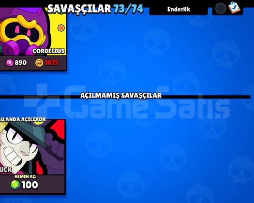 31k brawl passlı 73 karakter full artı full hesap
