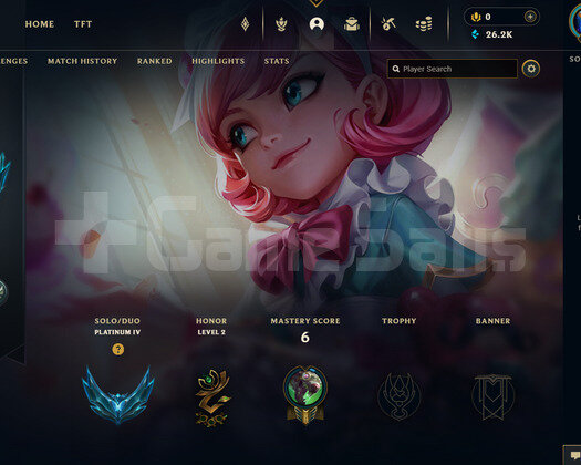 TR Plat 4 | 2 Kostüm - 26K Mö | LoL Hesap