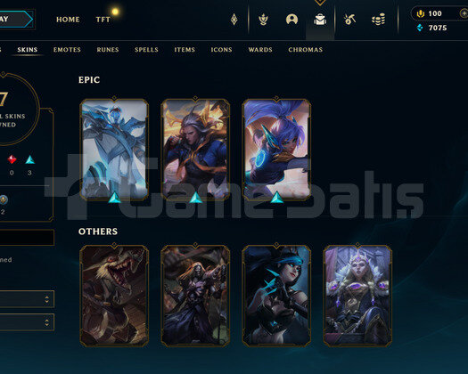 TR Zümrüt 1 | 7 Kostüm - 26 Hero | LoL Hesap