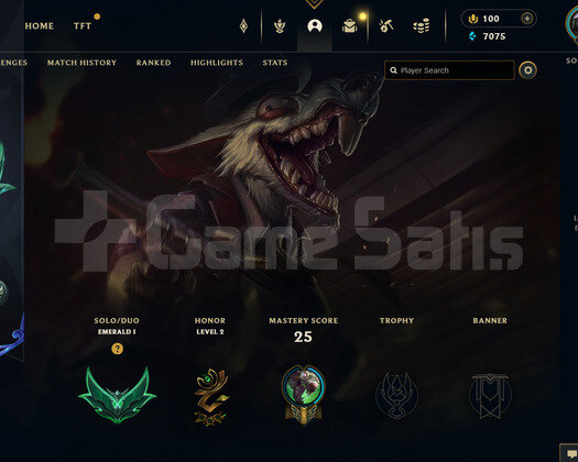 TR Zümrüt 1 | 7 Kostüm - 26 Hero | LoL Hesap