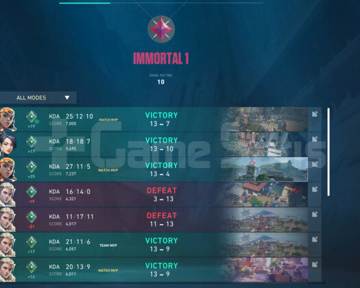 Immortal 1 Hesap