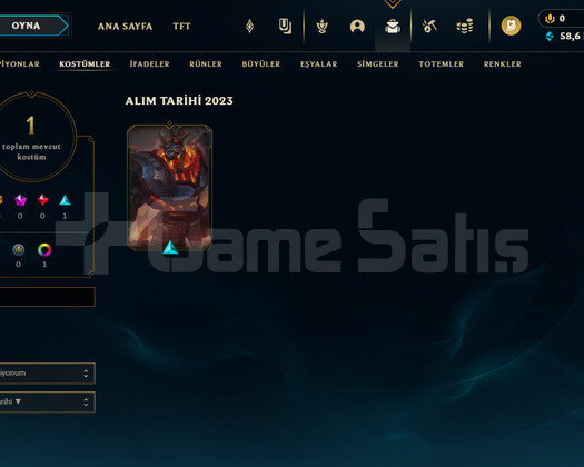 / TR / ZÜMRÜT 2 / 2 KOSTÜM / SMURF HESAP /