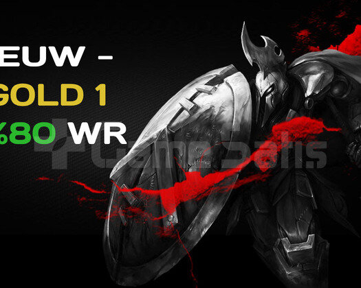 EUW 31,9K MÖ GOLD 1 80 WR | SMURF HESAP