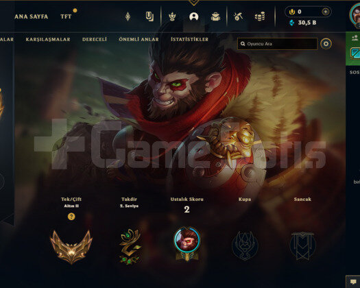 EUW 31,9K MÖ GOLD 1 80 WR | SMURF HESAP