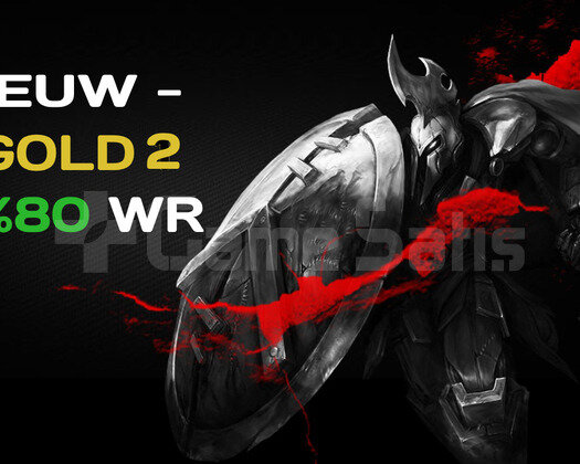 EUW 31,9K MÖ GOLD 1 80 WR | SMURF HESAP