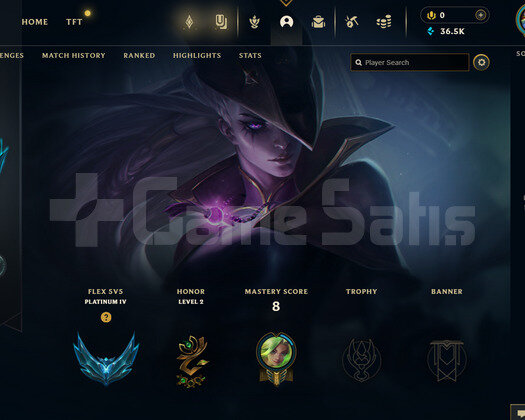 TR Gold 2 | 2 Kostüm - 36K Mö | LoL Hesap