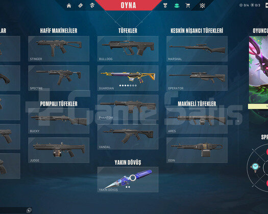 Jett bıçağı ve Asil guardian Gold 3hesap