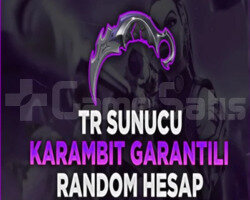 TR/ KARAMBİT GARANTİLİ UVIP+ EFSANE HESAPLAR