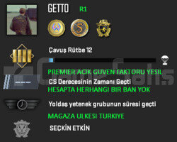 PREMIER ACIK | CS2 PRIME | MAGAZA TR YESIL FAKTOR
