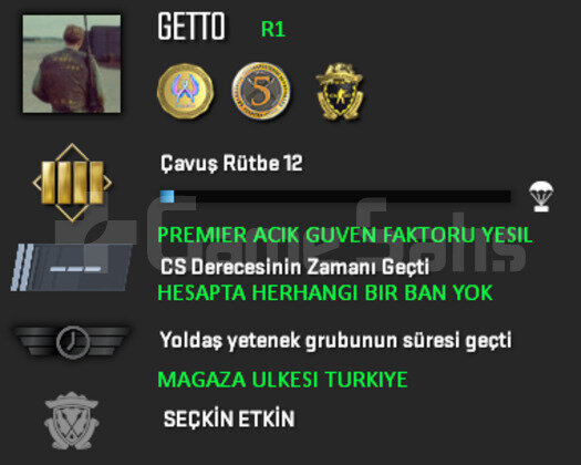 PREMIER ACIK | CS2 PRIME | MAGAZA TR YESIL FAKTOR