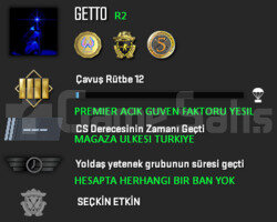 PREMIER ACIK | CS2 PRIME | MAGAZA TR YESIL FAKTOR
