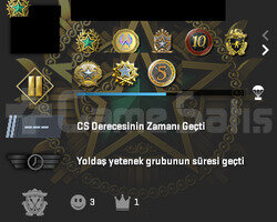 9 NADIR MADALYA & 1153 SAATLİ & 10 LVL STEAM &