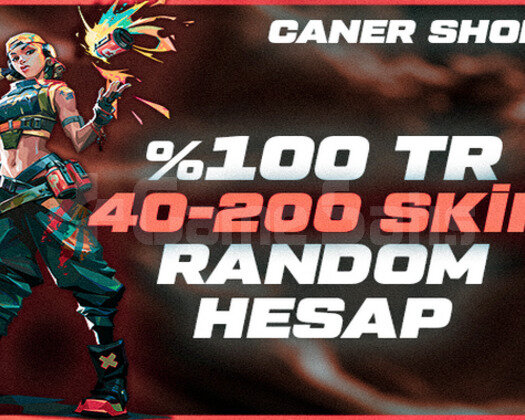 +3500 SATIŞ / TR BÖLGE 40-200 SKİN VİP - RANDOM