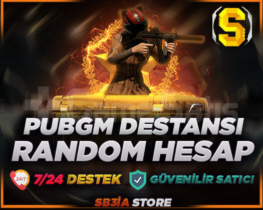 PUBG MOBİLE DESTANSI RANDOM /+2500SATIŞ