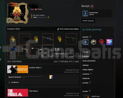 Faceit 10lvl + Premier 21k+ ilk mailli 1k envanter