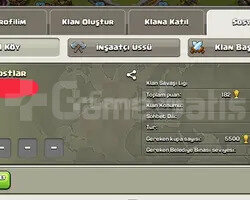 10 LEVEL dostlar KLANI BAŞKENT 5 HEMEN TESLİM