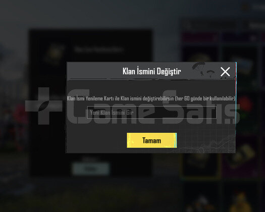 10 SV PUBG KLAN İSİM DEĞİŞTİRME AKTİF