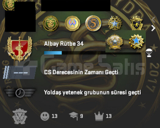 8 NADIR MADALYA & 3500 TL STEAM OYUNLARI & 15 LVL