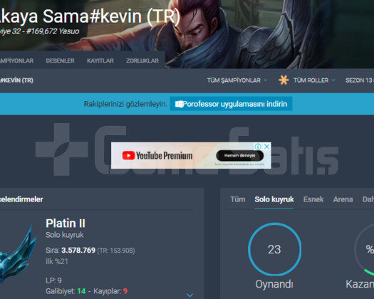 PLATİNUM 2 9LP / 2 SKIN 22 ŞAMP / NO BAN / 42K BE
