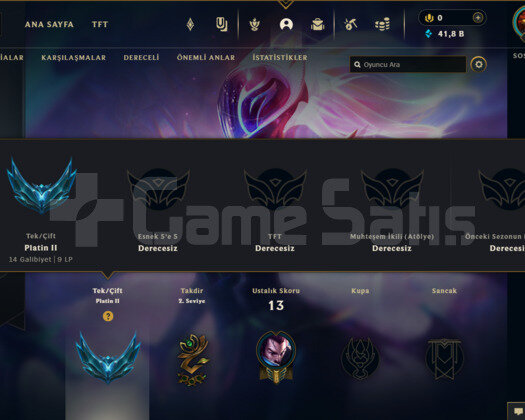 PLATİNUM 2 9LP / 2 SKIN 22 ŞAMP / NO BAN / 42K BE