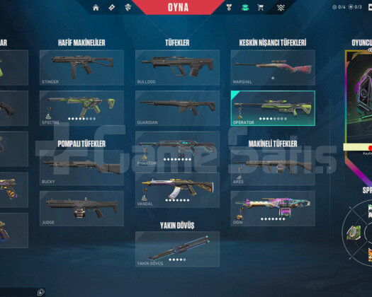 Rgx Set Asil vandal delipop odin Efsane hesap