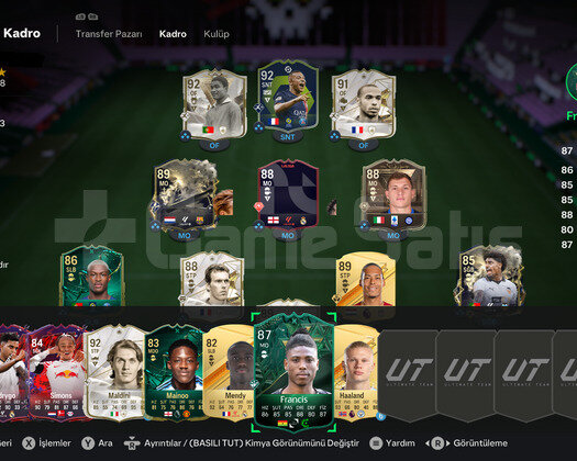 MBAPPE EUSEBİO HENRY 620K COIN -PC