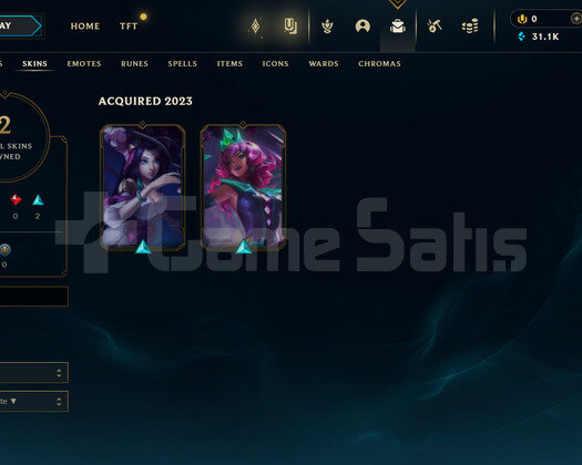 TR Unranked | 2 Kostüm - 31K Mö | LoL Hesap