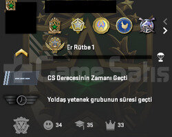7 NADIR MADALYA & 1144 SAATLİ & 11 LVL STEAM &