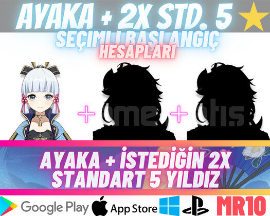 EU | MR10 Ayaka + 2x Seçimli STD 5 Yıldız
