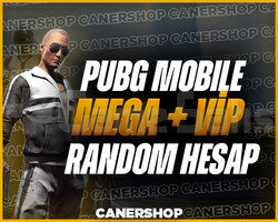 +4000SATIŞ / PUBG MOBİLE MEGA + VİP RANDOM HESAP