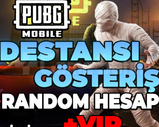 PUBG MOBİLE DESTANSI GÖSTERİŞ +VİP RANDOM HESAP