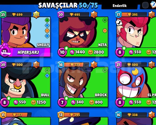 Brawl stars hesabı