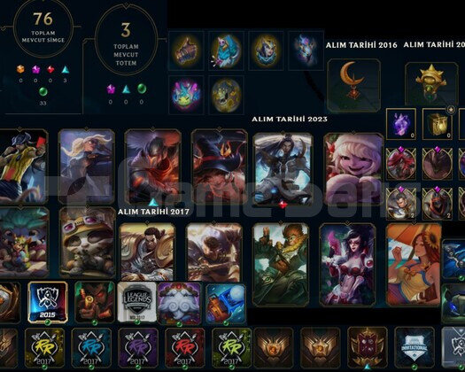 2015 KURULUM PLAT 4 LOL HESABI 155K YASUO