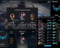 2015 KURULUM PLAT 4 LOL HESABI 155K YASUO
