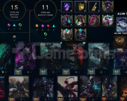 2015 KURULUM +200 LVL 74 SKİN LOL HESABI