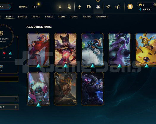 TR Silver 4 | 8 Kostüm - 47K Mö | LoL Hesap