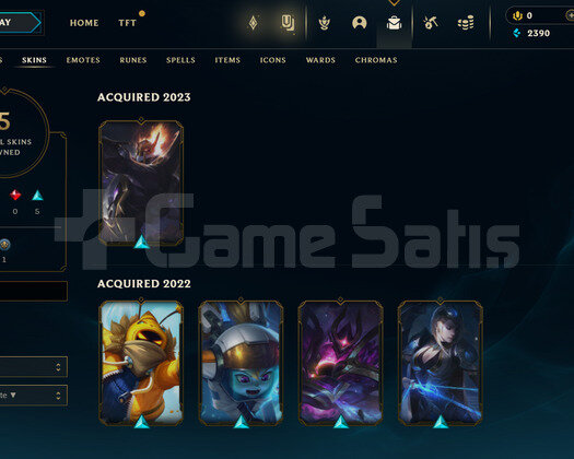 TR Bronz 1 | 5 Kostüm - 36 Hero | LoL Hesap