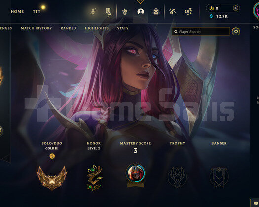 TR Gold 3 | 1 Kostüm - 12K Mö| LoL Hesap