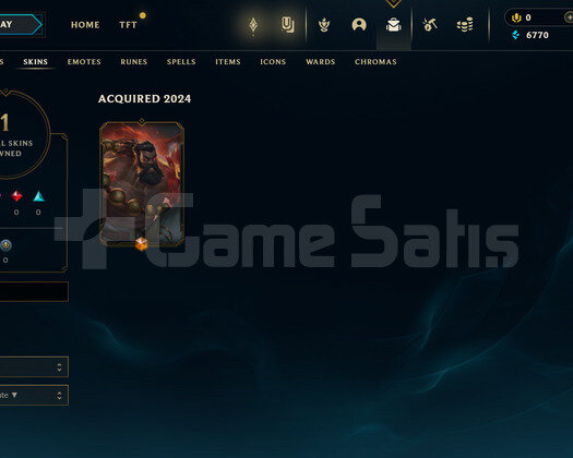 TR Silver 2 | 1 Kostüm - 23 Hero | LoL Hesap