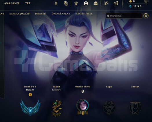 TERTEMİZ / PLAT ELO / 18K MAVİ ÖZ / SMURF
