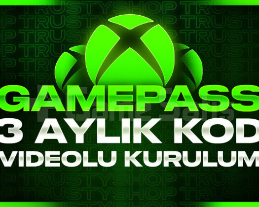 3 Aylık Kod Xbox Gamepass Videolu Anlatım
