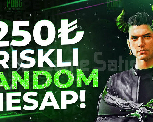 PUBG MOBİLE 250TL RİSKLİ RANDOM +VİP HESAPLAR