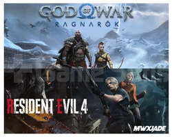 God of War Ragnarok Deluxe Edition + RE 4 Remake