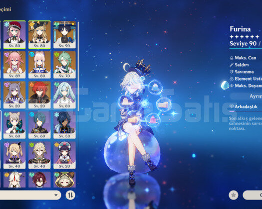Rank 56 17x5 C1 Scara Raiden Furina Yae