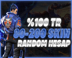 TR SUNUCU 80-200 SKİN GARANTİLİ MVİP HESAP