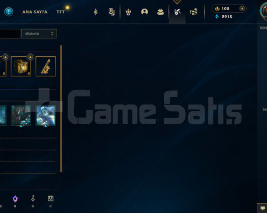 EUW HANDMADE 43 ŞAMPİYON 1 KOSTÜM GANİMETLİ HESAP