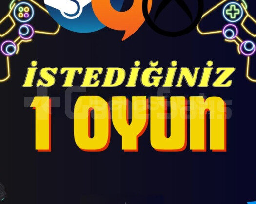 İstediğiniz 1 Oyun & Garanti & Destek