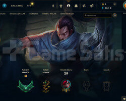 TR ZÜMRÜT 3  / 5 SKIN 40 ŞAMP / NO BAN / 20K BE