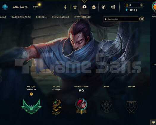 TR ZÜMRÜT 3  / 5 SKIN 40 ŞAMP / NO BAN / 20K BE