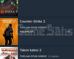 CSGO DOTA2 +775 saat!! Hızlı teslimat!